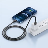 WIWU Кабель Wi-C002 C-L Pioneer Series cable USB C to Lighting 30W / Кабелі + №9749