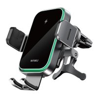 WIWU Автодержатель CH-313 Universal Air Vent Car Phone Mount-Holder with Wireless Charging 15W / Бренд + №9774