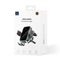 WIWU Автодержатель CH-313 Universal Air Vent Car Phone Mount-Holder with Wireless Charging 15W / Автомобильные держатели + №9774