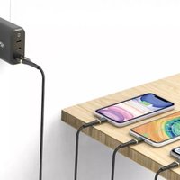 Wiwu Кабель WI-C023 Vigor Series 3in1 Type-C Lightning Micro Reel Data and Charging Cable 100W / Type-C - Lighting + №9778