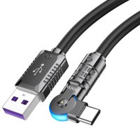 Кабель Hoco U118 Type-C Triumph 100W rotating charging data cable / Кабелі / Перехідники + №9820