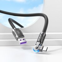 Кабель Hoco U118 Type-C Triumph 100W rotating charging data cable / Кабелі / Перехідники + №9820
