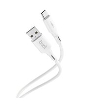 DC256T10W - Budi USB-A to Type-C Cable Liquid Silica Gel 3A 1m / Кабели / Переходники + №9949