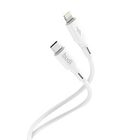 DC256TL10W - Budi Type-C to lightning cable Liquid Silica Gel PD 35W 1m / Кабели / Переходники + №9950