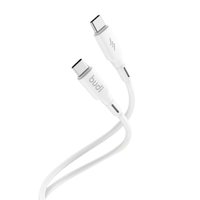 DC256TT10W - Budi USB Cable Type-C to Type-C Liquid Silica Gel PD 65W 1m / Кабели / Переходники + №9951
