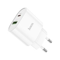 СЗУ Hoco C95A Lineal PD20W+QC3.0 charger(EU) / МЗП + №10119