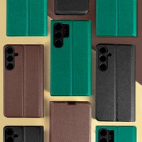 FIBRA Leather Flip case Samsung A26 / Товари по акції + №10166