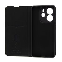 FIBRA Leather Flip case Xiaomi Redmi Note 14 (4G) / Модельный ряд серия устройства redmi note series. бренд устройства xiaomi + №10383