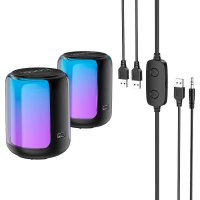 Портативная колонка Hoco BS56 Colorful BT wired 2-in-1 computer speaker / Бренд + №10396
