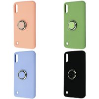 Silicone Cover With Ring Samsung A10/M10 / samsung-a series-a10 + №1393