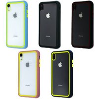 Contrast Color Bumper / Apple модель пристрою iphone xr. серія пристрою iphone + №2874