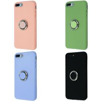 Silicone Cover With Ring Iphone 7+/8+ / apple-iphone-iphone 8 plus + №1397
