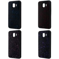 Confetti Black TPU Case Samsung J4 / samsung-j series-j4 + №2790