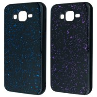 Confetti Black TPU Case Samsung J7 2015 / samsung-j series-j7 + №2785