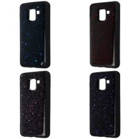 Confetti Black TPU Case Samsung A8 2018 / samsung-a series-a8 + №2774