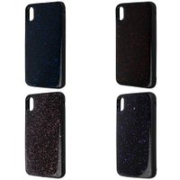 Confetti Black TPU Case Iphone XS Max / apple-iphone-iphone xs max + №2813