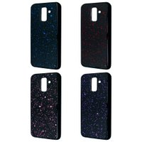 Confetti Black TPU Case Samsung A6+ / samsung-a series-a6 plus + №2792