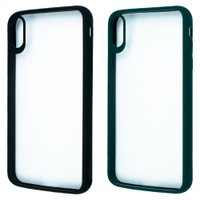 Clear Case Color Bumper (PC+TPU) iPhone XS Max / apple-iphone-iphone xs max + №3599