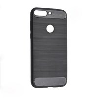 Half-TPU Black Case Huawei Y7 (2018) / huawei-huawei-huawei y7 (2018) + №1996