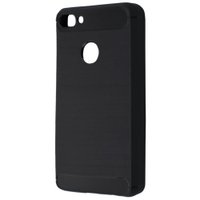 Half-TPU Black Case Huawei Y9 2018 / huawei-huawei-huawei y9 (2018) + №1992