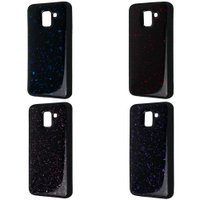 Confetti Black TPU Case Samsung J6 / samsung-j series-j6 + №2783