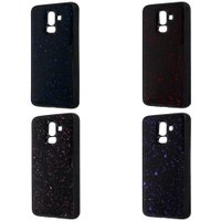 Confetti Black TPU Case Samsung J8 / samsung-j series-j8 + №2798