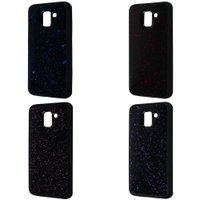 Confetti Black TPU Case Samsung J6+ / samsung-j series-j6 + №2795