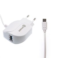 СЗУ QLT-POWER HXUD-3 Micro, 1 USB / Зарядні пристрої + №7292
