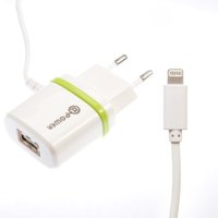 СЗУ QLT-POWER HXUD-2 Lightning, 1 USB / Зарядні пристрої + №7288