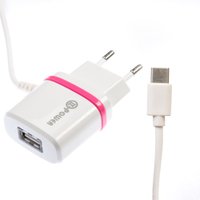 СЗУ QLT-POWER HXUD-2 Type-C, 1 USB / Зарядні пристрої + №7290