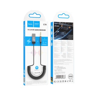Bluetooth-адаптер Hoco E78 Benefit Car AUX / Администрирование + №10953