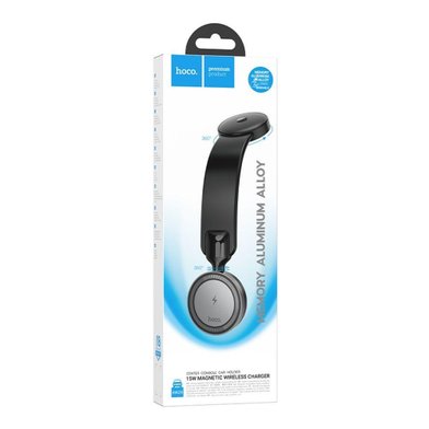 Автодержатель Hoco HW29 Totem ring magnetic wireless (center console) / Всё для автомобилей hoco + №10969