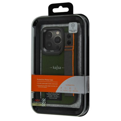 Kajsa Military Collection Straps back case for iPhone 15 Pro Max / Kajsa Military Collection Straps back case + №10990