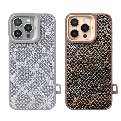 Kajsa Glamorous Collection Complex Lizard  back case for iPhone 16 Pro / Kajsa Glamorous Collection Complex Lizard Case + №10999