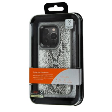 Kajsa Glamorous Collection Snake Pattern 2 back case for iPhone 15 Pro Max / Kajsa Glamorous Collection Snake Pattern 2 back case + №11002
