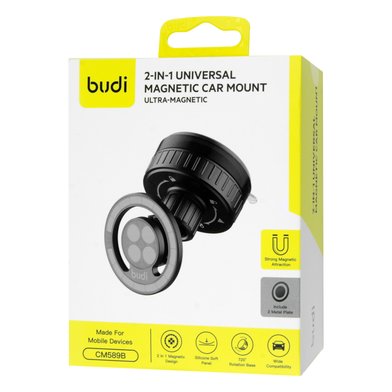 CM589B - Budi - 2-IN-1 Universal Magnetic Car Mount / Всё для автомобилей budi + №11129