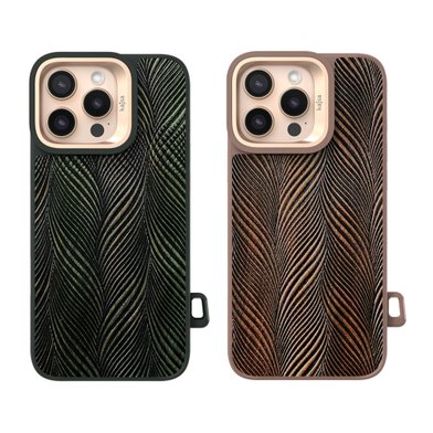 Kajsa Glamorous Collection Herringbone back case for iPhone 16 Pro Max / Kajsa Glamorous Collection Herringbone back case + №11434