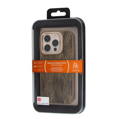 Kajsa Glamorous Collection Herringbone back case for iPhone 16 Pro Max / Kajsa Glamorous Collection Herringbone back case + №11434