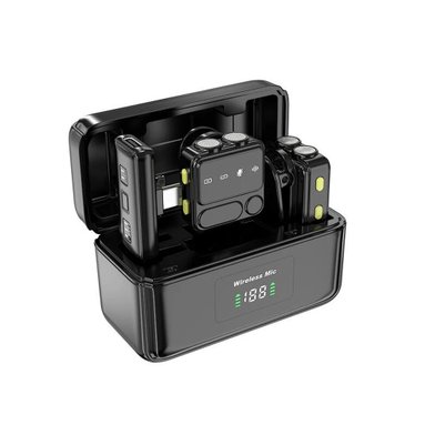 Микрофон-петличка Wi-WM005 Duo Wireless Microphone ANC / Аудио wiwu + №11485