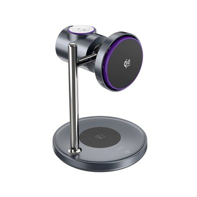 WiWU БЗУ Wi-W041 QI2.2  Space Station Air-cooled 3 in 1 / Зарядные устройства wiwu + №11595