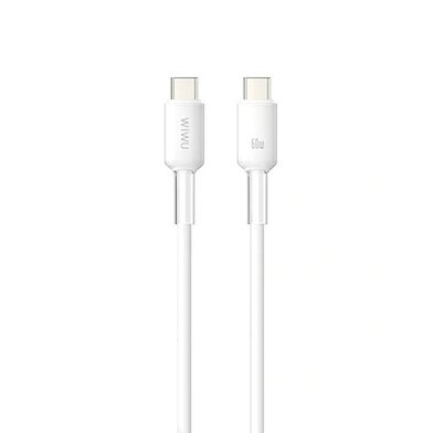 WIWU Кабель Wi-C063 Neolink Series Silicone Cable  C-C 60W 2m / Кабели / Переходники wiwu + №11606