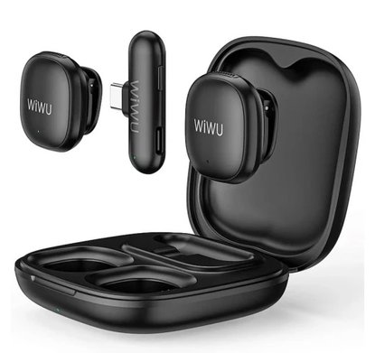 Микрофон-петличка Wi-WM006 Duo Wireless Microphone AI Adaptive Noise Reduction / Аудио wiwu + №11613