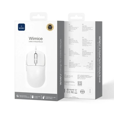 WIWU Проводная мышь WM111 USB2.0 / Компьютеры/Планшеты wiwu + №11631