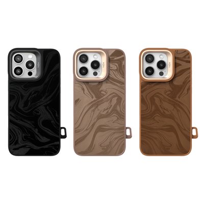 Kajsa Glamorous Collection Fluid Art Pattern iPhone 16 Pro Max / Kajsa Glamorous Collection Fluid Art Pattern Case + №11681