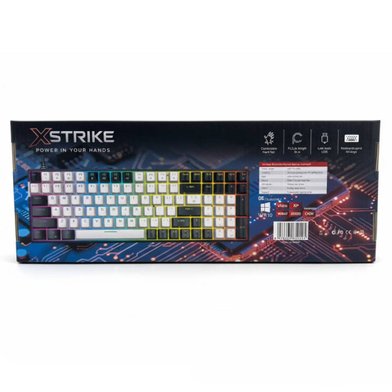 Клавиатура механическая проводная XSTRIKE X-1030 100 keys RGB (red switch) / Клавиатуры + №11701