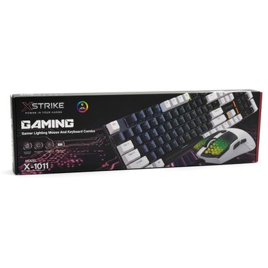 Клавиатура механическая проводная XSTRIKE X-1010 104 keys RGB (red switch) / Клавиатуры + №11702