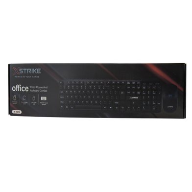 Комплект проводной (клавиатура + мышь) XSTRIKE X-1012 / Администрирование + №11704