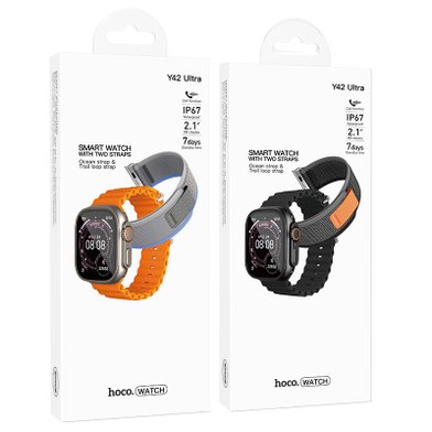 Смарт Часы Y42 Ultra Smart watch(call version) / Ремешки hoco + №11884