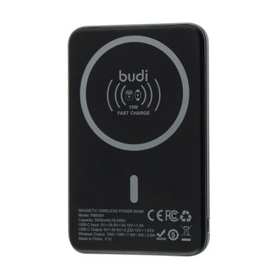 PB805H - Budi Power Bank Magnetic Wireless / Администрирование + №11981