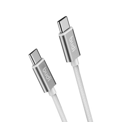 DC103TT30 - USB-кабель Budi Type-C to Type-C Fast Charging Braided Cable 3m / Кабели / Переходники budi + №11986
